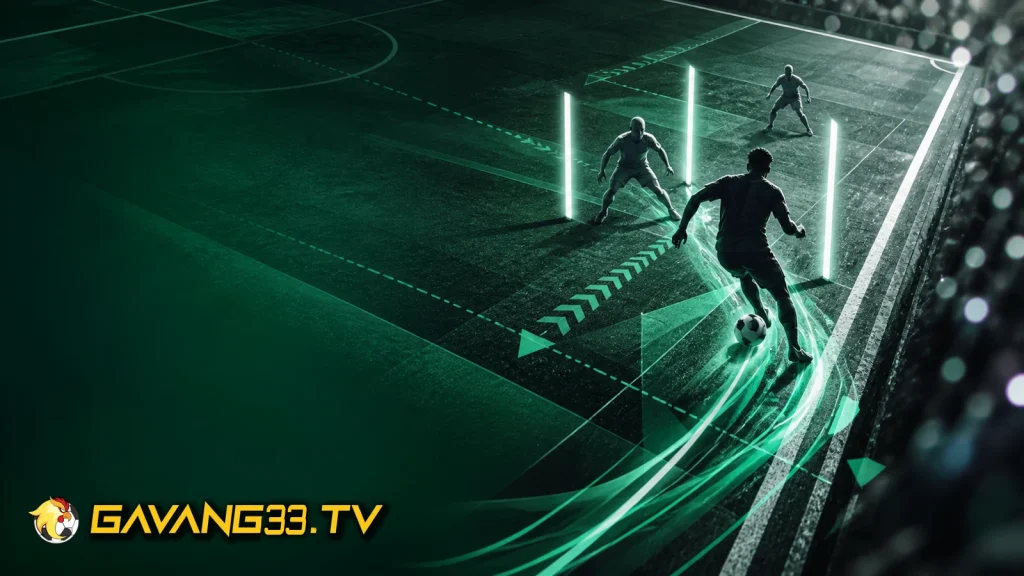 Minh họa vai trò cầu thủ chạy cánh tạo đột biến trong hệ thống tấn công của Celtic