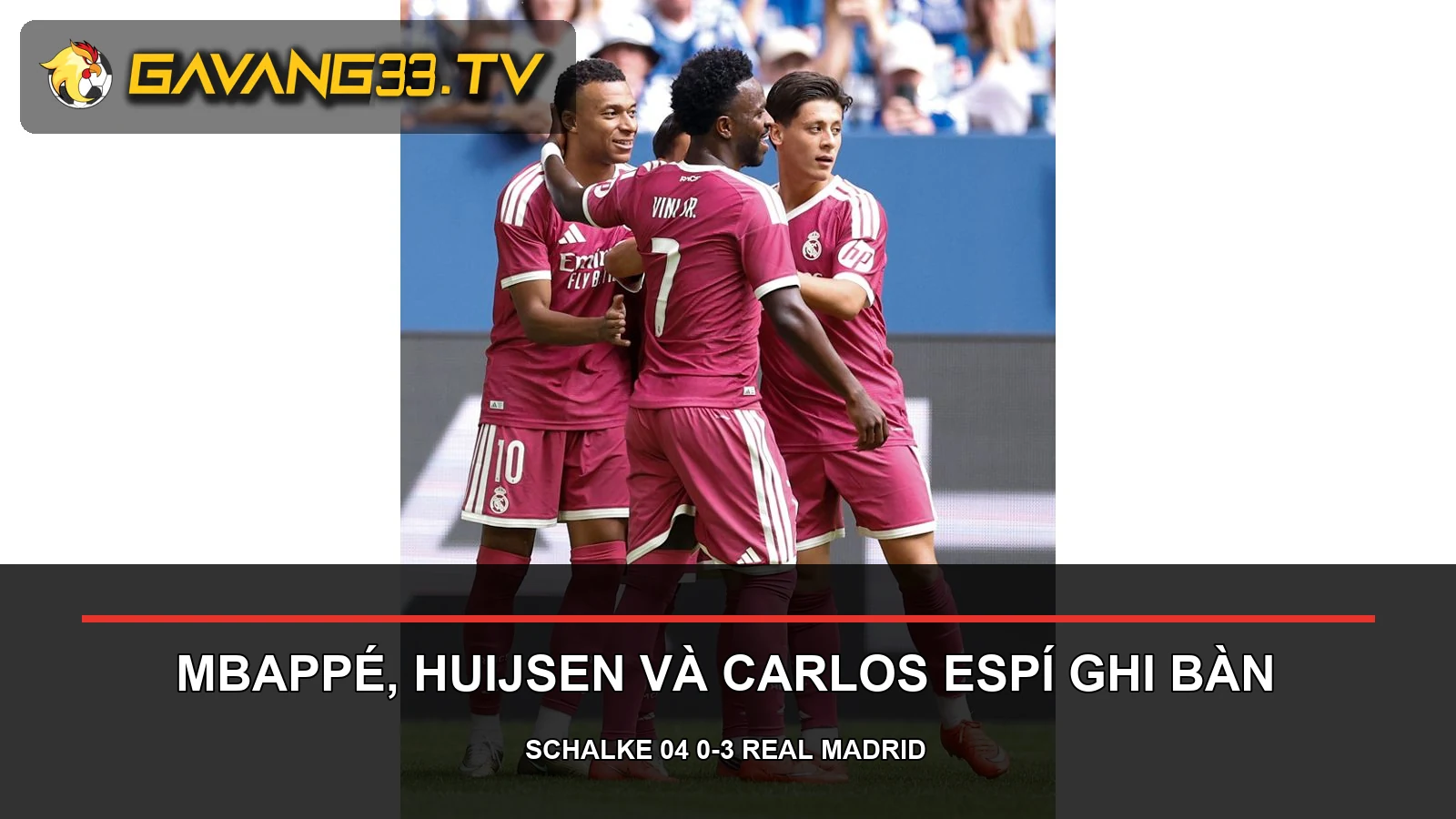 Cầu thủ Real Madrid trong trận giao hữu với Schalke 04 tại Veltins-Arena