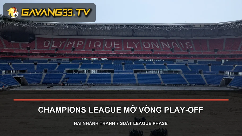Groupama Stadium ở Lyon, ảnh tư liệu cho tin vòng play-off Champions League 2026/27
