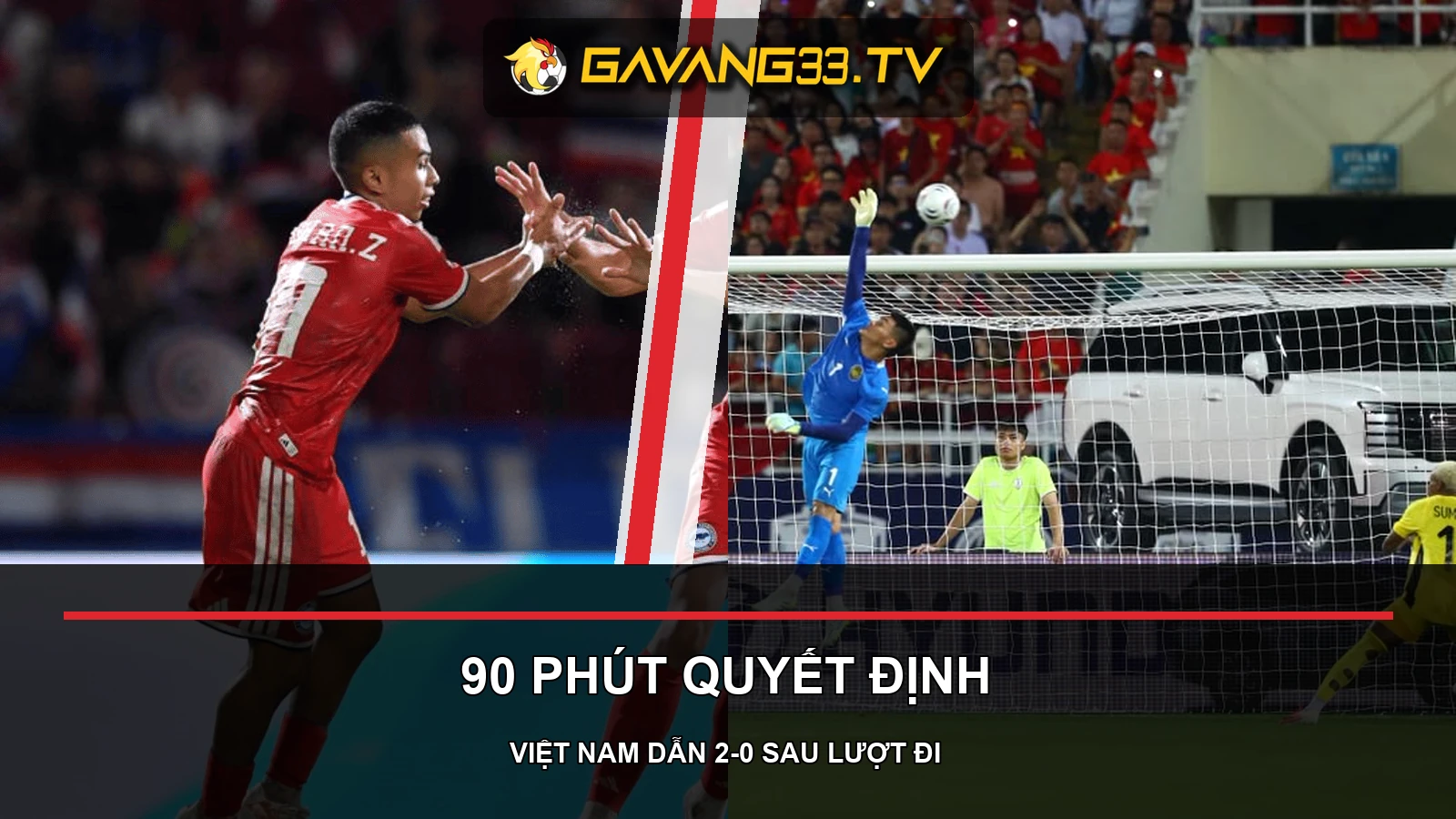Cầu thủ hai đội Thái Lan và Việt Nam từ bán kết ASEAN Championship 2026, có logo website