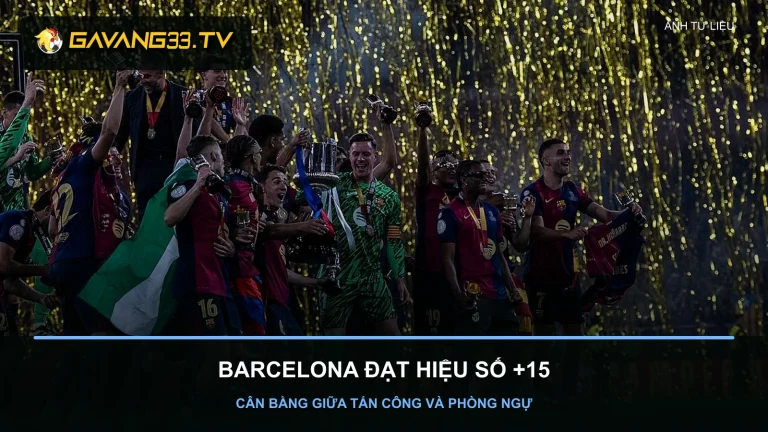 Barcelona đạt hiệu số +15, cân bằng trước ngưỡng cửa C1 2 Ảnh tư liệu các cầu thủ Barcelona tại Cúp Nhà Vua