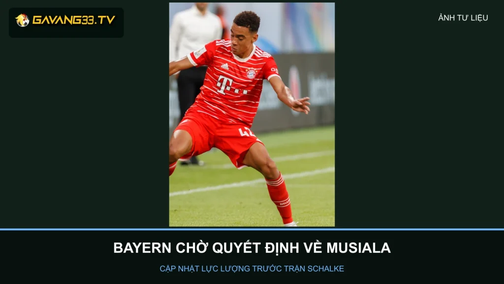 Jamal Musiala trong màu áo Bayern Munich, ảnh tư liệu năm 2022
