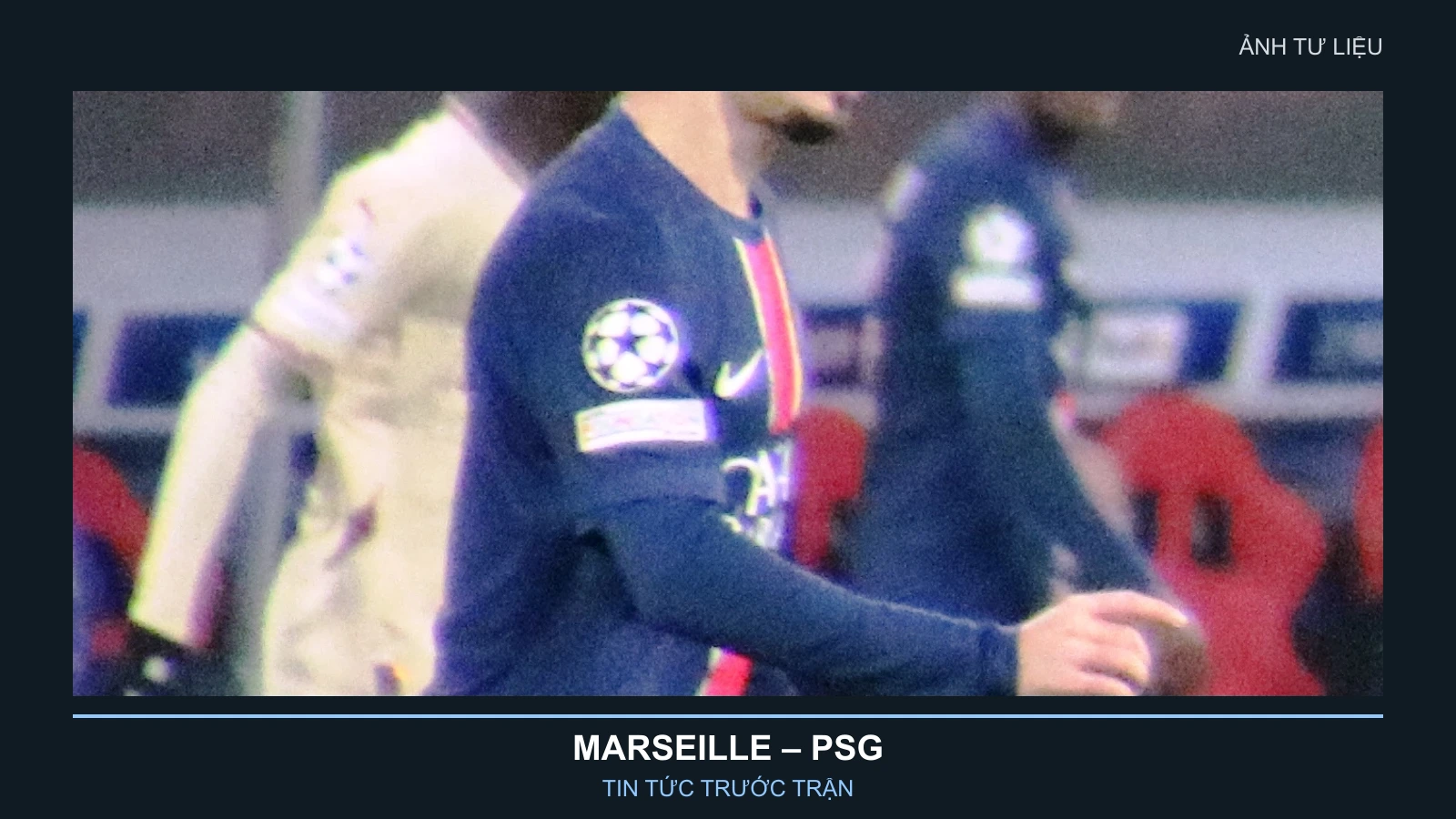 Ảnh tư liệu cầu thủ Paris Saint-Germain tại Champions League 2024