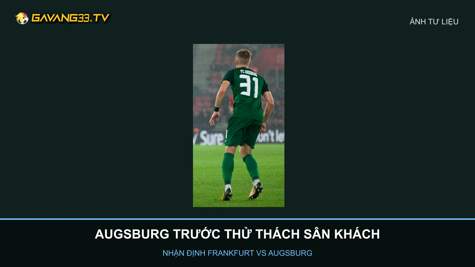 Cầu thủ trong màu áo FC Augsburg, ảnh tư liệu tháng 8/2017