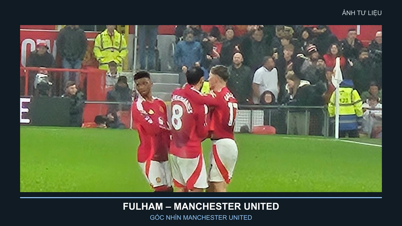 Ảnh tư liệu các cầu thủ Manchester United ăn mừng
