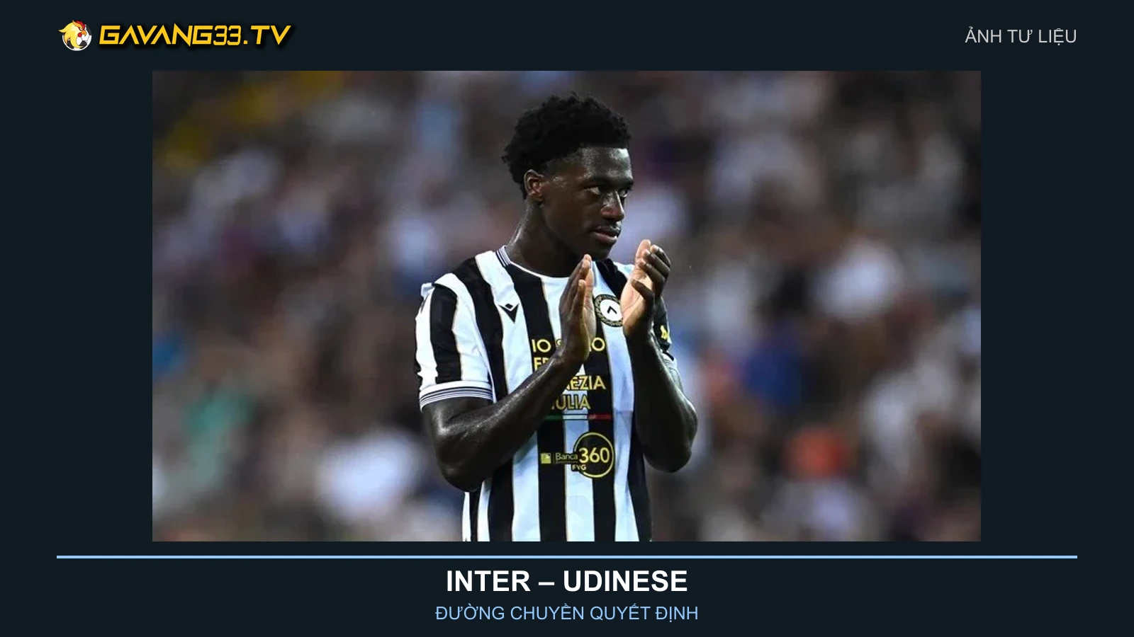 Inter vs Udinese: Đường chuyền cuối thử thách hàng thủ 2 Ảnh tư liệu James Abankwah trong màu áo Udinese